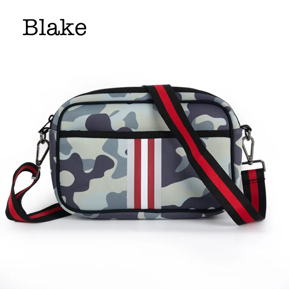 Neoprene Compact Crossbody Bag for Travel and Everyday Use - Love Salve